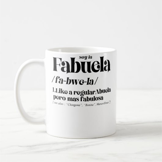 Fabuela Fabulosa Definitie Koffiemok (Links)