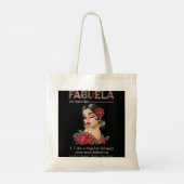 Fabuela Spain Fabuela Definition, Chingona Bonit Tote Bag (Achterkant)