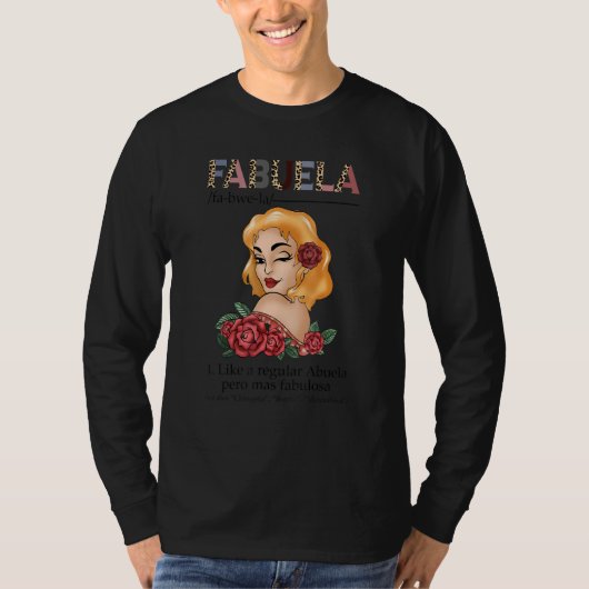 Fabuela Spain Fabuela Definition Leopard red. T-shirt (Voorkant)