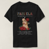 Fabuela Tshirt Spain Fabuela Definition, (Design voorkant)