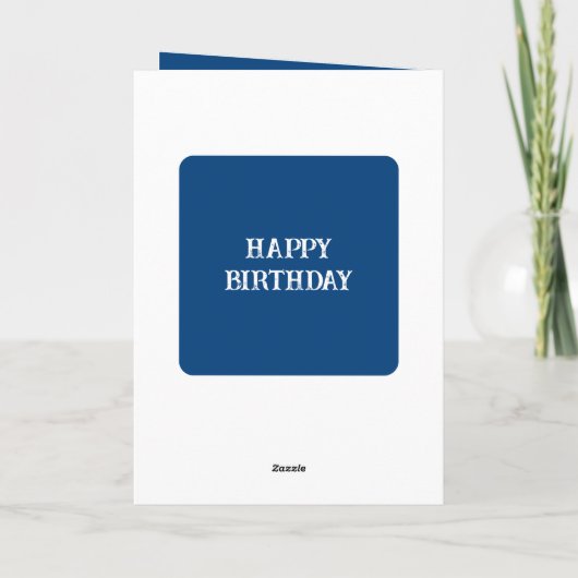 Fabulair dochter in rechte, foto blauwe roze kaart (Achterkant)