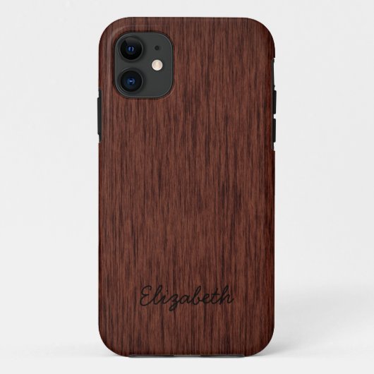 Fabulair hout Case-Mate iPhone case (Achterkant)