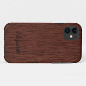 Fabulair hout Case-Mate iPhone case (Achterkant (horizontaal))