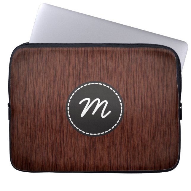 Fabulair hout laptop sleeve (Voorkant)