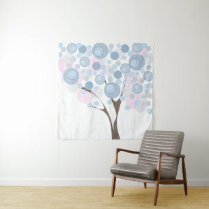 Fabulair, hout, natuur wandkleed