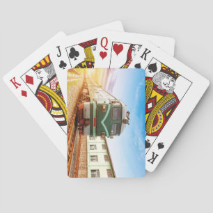 Fabulair locomotief deck van speelkaarten