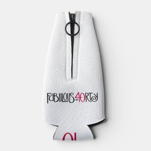 Fabulair met 40 rood flesjeskoeler (Achterkant)