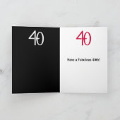 Fabulair met 40 rood kaart (Binnen)