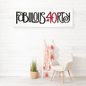 Fabulair met 40 rood spandoek (Insitu)