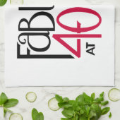 Fabulair met 40 rood theedoek