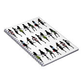 Fabulair Mode voor vrouwelijke notebooks Notitieboek (Rechterzijde)