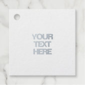 Fabulair neonholografische eenroze tekst CUTE Bedankjes Labels (Voorkant)