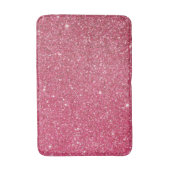 Fabulair Roos Roze glitter Badmat (Voorkant Verticaal)