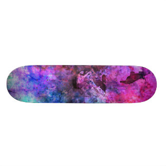 Fabulaire Paarse Waterverf Abstract Skateboard