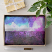 Fabulaire Paarse Waterverf Abstract Tissuepapier (Geschenk)