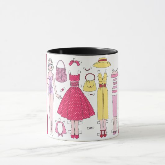 Fabulaire vijvers: Marilyn Paper Doll Art Mok (Midden)