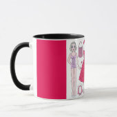 Fabulaire vijvers: Marilyn Paper Doll Art Mok (Links)