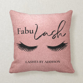 FabuLash Persoonlijke bedrijfsnaam Kussen
