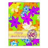 Fabuleuze bloemen 50 jaar oud voor een paar (Voorkant)