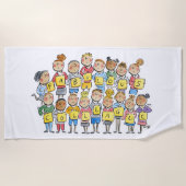 fabuleuze collega strandlaken (Voorkant)