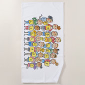 fabuleuze collega strandlaken (Voorkant)