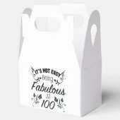 Fabulous 100th Birthday Bedankdoosjes (Geopend)