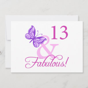 Fabulous 13th Birthday Kaart