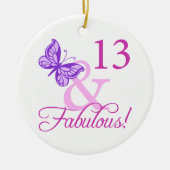 Fabulous 13th Birthday Keramisch Ornament (Voorkant)