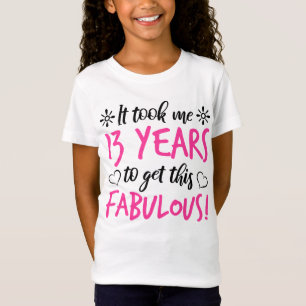Fabulous 13th Birthday T-shirt