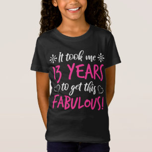 Fabulous 13th Birthday T-shirt