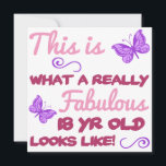 Fabulous 18th Birthday Kaart<br><div class="desc">Een stijlvol en schattig ontwerp met een zwarte en levendige kleur zorgt voor een geweldig verjaardagsgeschenk voor vrouwen.</div>