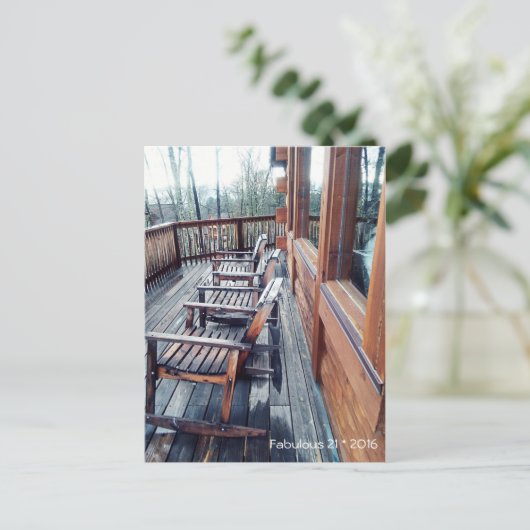 Fabulous 21 * briefkaart 2016 (Staand voorkant)