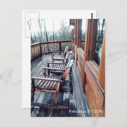 Fabulous 21 * briefkaart 2016 (Voorkant / Achterkant)