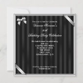 Fabulous 30 Elegant Chandelier Silver Black Foto Kaart (Achterkant)