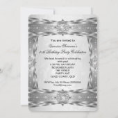 Fabulous 30 Elegant Diamond Gem Silver White Foto Kaart (Achterkant)