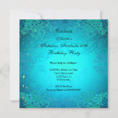 Fabulous 40 Blauwgroen Gold Heels, zaterdag 2 Kaart (Achterkant)