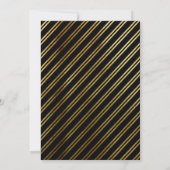 Fabulous 40 | Modern Elegant Gold Stylish Birthday Kaart (Achterkant)