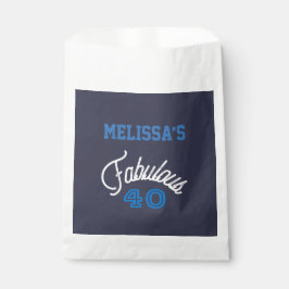 Fabulous 40 verjaardag bedankzakje