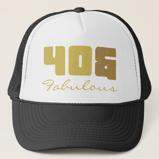 Fabulous 40th Birthday Trucker Pet (Voorkant)