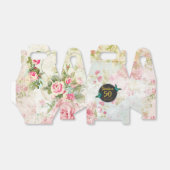 Fabulous 50 Butterfly on Collage Bedankdoosjes (Uitgevouwen)