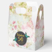 Fabulous 50 Butterfly on Collage Bedankdoosjes (Geopend)