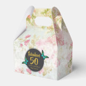 Fabulous 50 Butterfly on Collage Bedankdoosjes (Voorkant Zijde)