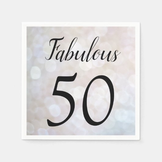 Fabulous 50 Dromen en Meisjes Servet (Voorkant)