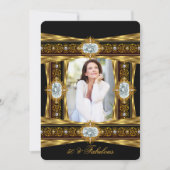 Fabulous 50 Elegant Diamond Gem Gold Black Foto 8 Kaart (Voorkant)