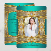 Fabulous 50 Elegant Diamond Gem Gold Jade Foto Kaart (Voorkant / Achterkant)