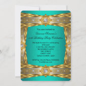 Fabulous 50 Elegant Diamond Gem Gold Jade Foto Kaart (Achterkant)