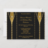 Fabulous 50 Elegant Zipper Diamond Gem Gold Black Kaart (Voorkant)