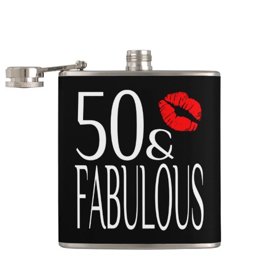 Fabulous 50 heupfles (Geopend)