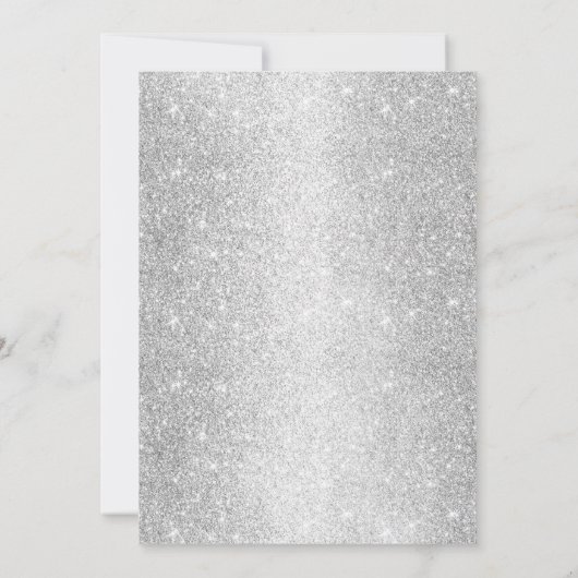 Fabulous 50 Modern SIlk Paars Girl 50th Birthday Kaart (Achterkant)