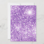 Fabulous 50 Paarse Meisje Modern 50ste Verjaardag Kaart (Achterkant)